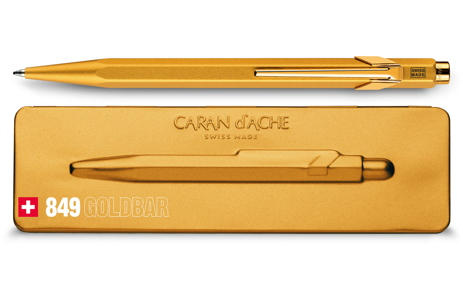 Caran d'Ache 849 Goldbar Balpen