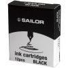 Sailor Inkt Cartridges Zwart