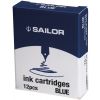 Sailor Inkt Cartridges Blauw