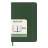 Moleskine Pocket Agenda 2026 Wekelijkse Planner + Notities Myrthle Green Zachte Kaft