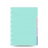 Filofax Notebook Vulling A5 Bladwijzers Pastel