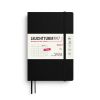Leuchtturm1917 Agenda 2027 Maandplanner + Notebook Paperback B6+ Soft Cover Black