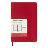 Moleskine Pocket Agenda 2027 Dagelijkse Planner Rode Zachte Kaft