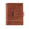 Maverick Rough Gear Cognac Super Compact Lederen RFID creditcardhouder met cardprotector 
