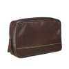 Maverick Rough Gear Lederen Toilet Zak Compact Bruin
