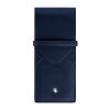 Montblanc Meisterstück Pen pouch Ink Blue voor 3 stuks