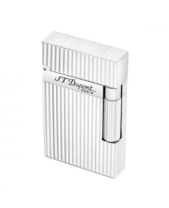 S.T. Dupont Ligne 2 Silver Vertical Lines Silver Aansteker