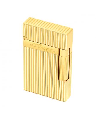 S.T. Dupont Ligne 2 Vertical Lines Yellow Gold Aansteker
