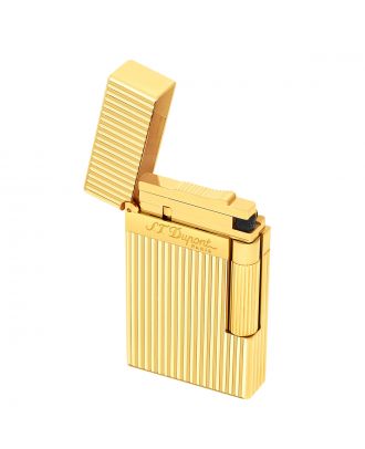 S.T. Dupont Ligne 2 Vertical Lines Yellow Gold Aansteker