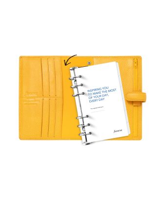 Filofax Finsbury Personal Mustard