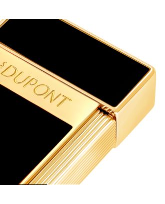 S.T. Dupont Biggy Black Lacquer and Gold Aansteker