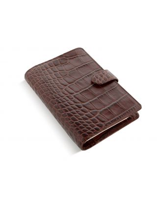 Filofax Classic Personal Croc Chestnut