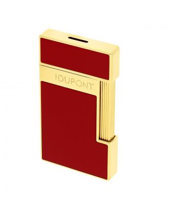 S.T. Dupont Slimmy Burgundy Lacquer and Gold Aansteker