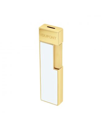 S.T. Dupont Twiggy White Lacquer and Gold Aansteker