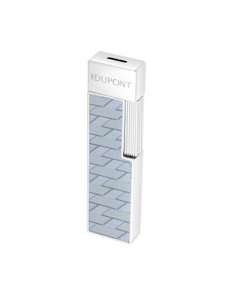 S.T. Dupont Twiggy Grey Lacquer Monogram 1872 Aansteker