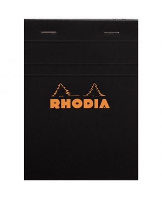Rhodia Notitieblok A6 No. 13 Geruit Zwart