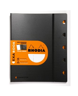 Rhodia Exa Book A4+ Gelijnd Zwart