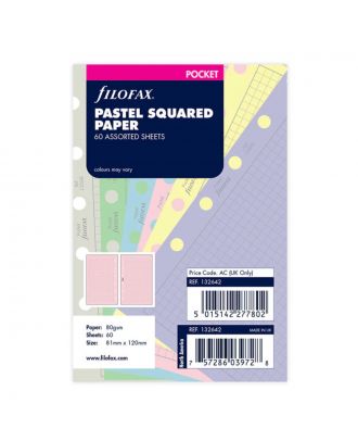 Filofax Vulling Pocket Pastel Geruit
