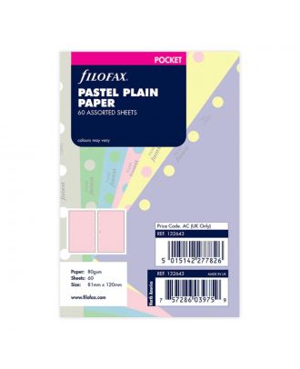 Filofax Vulling Pocket Pastel Blanco