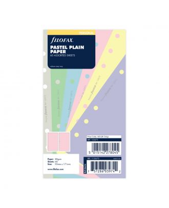 Filofax Vulling Personal Pastel Blanco