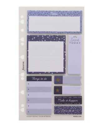 Filofax Sticky Notes Indigo