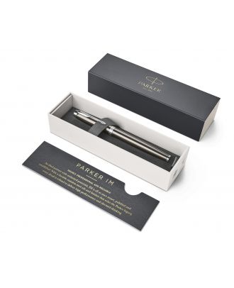 Parker IM Brushed Dark Espresso CT Vulpen