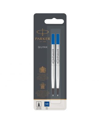 Parker Roller Vulling Medium Blauw (2 stuks)