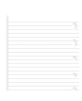 Filofax Vulling Pocket Notitieblok Wit Gelijnd