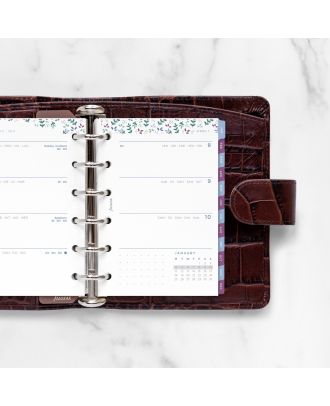 Filofax Pocket Vulling Week op 2 Pagina's Garden 2027