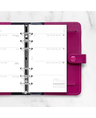 Filofax Personal Vulling Week op 2 Pagina's Minimal 2027