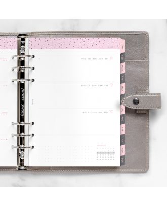 Filofax A5 Vulling Week op 2 Pagina's Confetti 2027