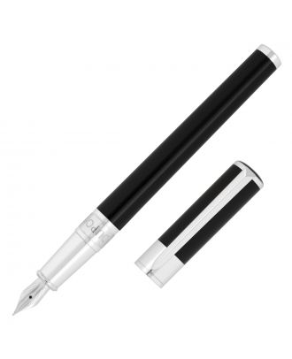 S.T. Dupont D-Initial Black & Chrome Vulpen