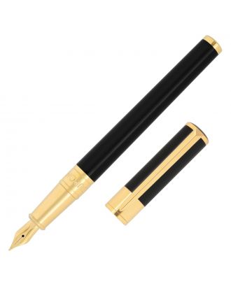 S.T. Dupont D-Initial Black & Gold Vulpen
