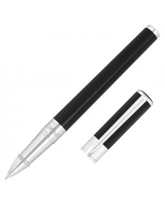 S.T. Dupont D-Initial Black & Chrome Roller