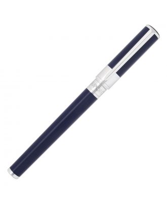 S.T. Dupont D-Initial Blue & Chrome Roller