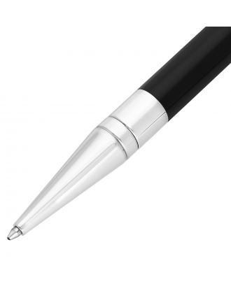 S.T. Dupont D-Initial Black & Chrome Balpen