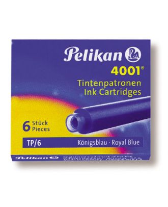 Pelikan 4001 TP/6 Inktpatronen Koningsblauw 6 stuks