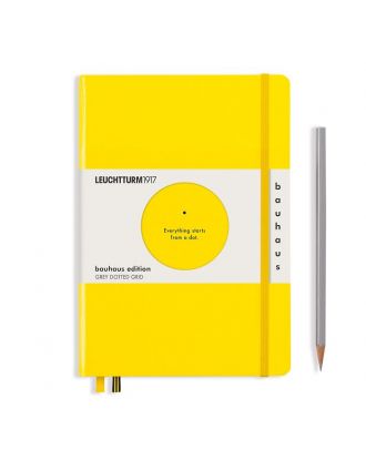 Leuchtturm1917 Notitieboek Medium Bauhaus Edition Black Dotted