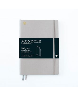 Monocle by Leuchtturm1917 Notebook Composition B5 Softcover Light Grey Dotted