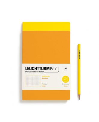 Leuchtturm1917 Jottbook Medium Yellow/Rising Sun Dotted