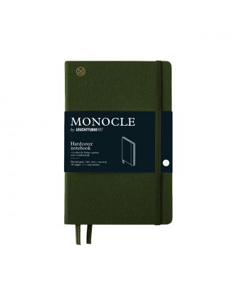 Monocle by Leuchtturm1917 Notitieboek B6+ Hardcover Olive Dotted