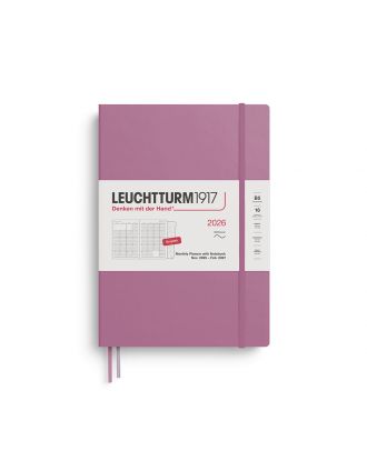 Leuchtturm1917 Agenda 2026 Maandplanner Composition B5 Soft Cover Dusty Rose