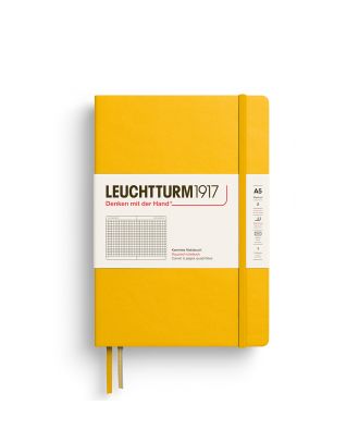 Leuchtturm1917 Notitieboek Medium Sunflower Geruit