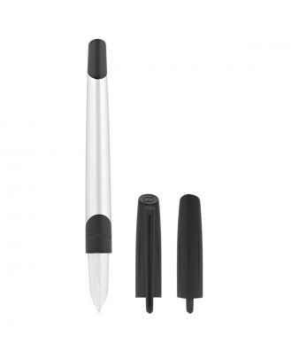 S.T. Dupont Defi Millennium Brushed Chrome and Matt Black Vulpen