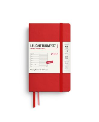 Leuchtturm1917 Agenda 2021 Weekplanner + Notities Pocket Zwart