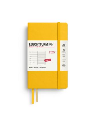 Leuchtturm1917 Agenda 2021 Weekplanner + Notities Pocket Zwart