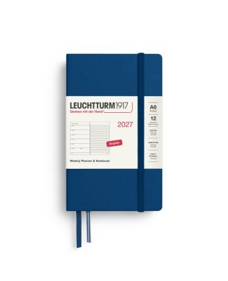 Leuchtturm1917 Agenda 2021 Weekplanner + Notities Pocket Zwart
