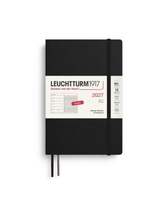 Leuchtturm1917 Agenda 2021 Weekplanner + Notities Pocket Zwart