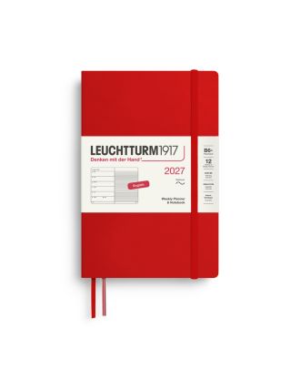 Leuchtturm1917 Agenda 2021 Weekplanner + Notities Pocket Zwart