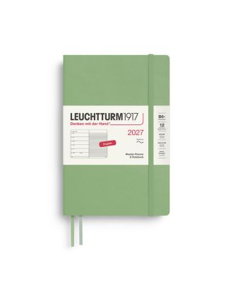 Leuchtturm1917 Agenda 2021 Weekplanner + Notities Pocket Zwart